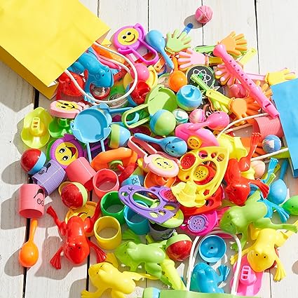 120 Assorted Party Bag Filler Toys