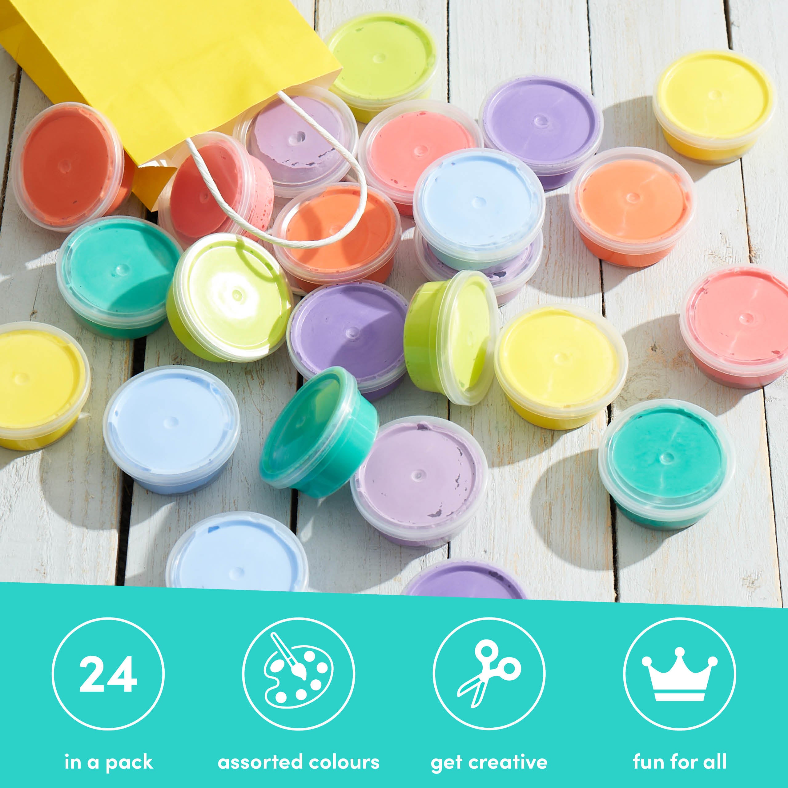 24 Bouncy Putty Pots