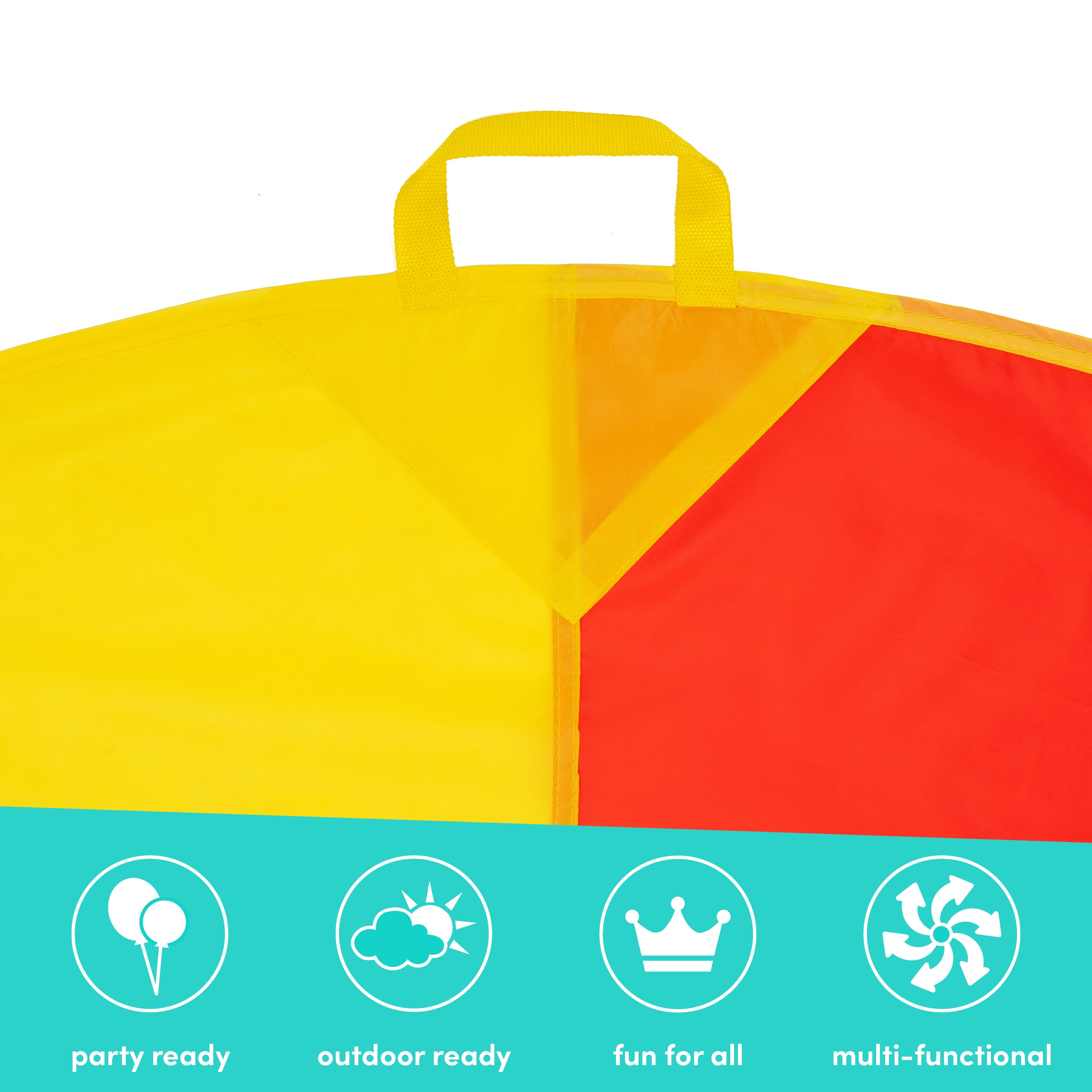 Large Multicoloured Play Parachute 12ft