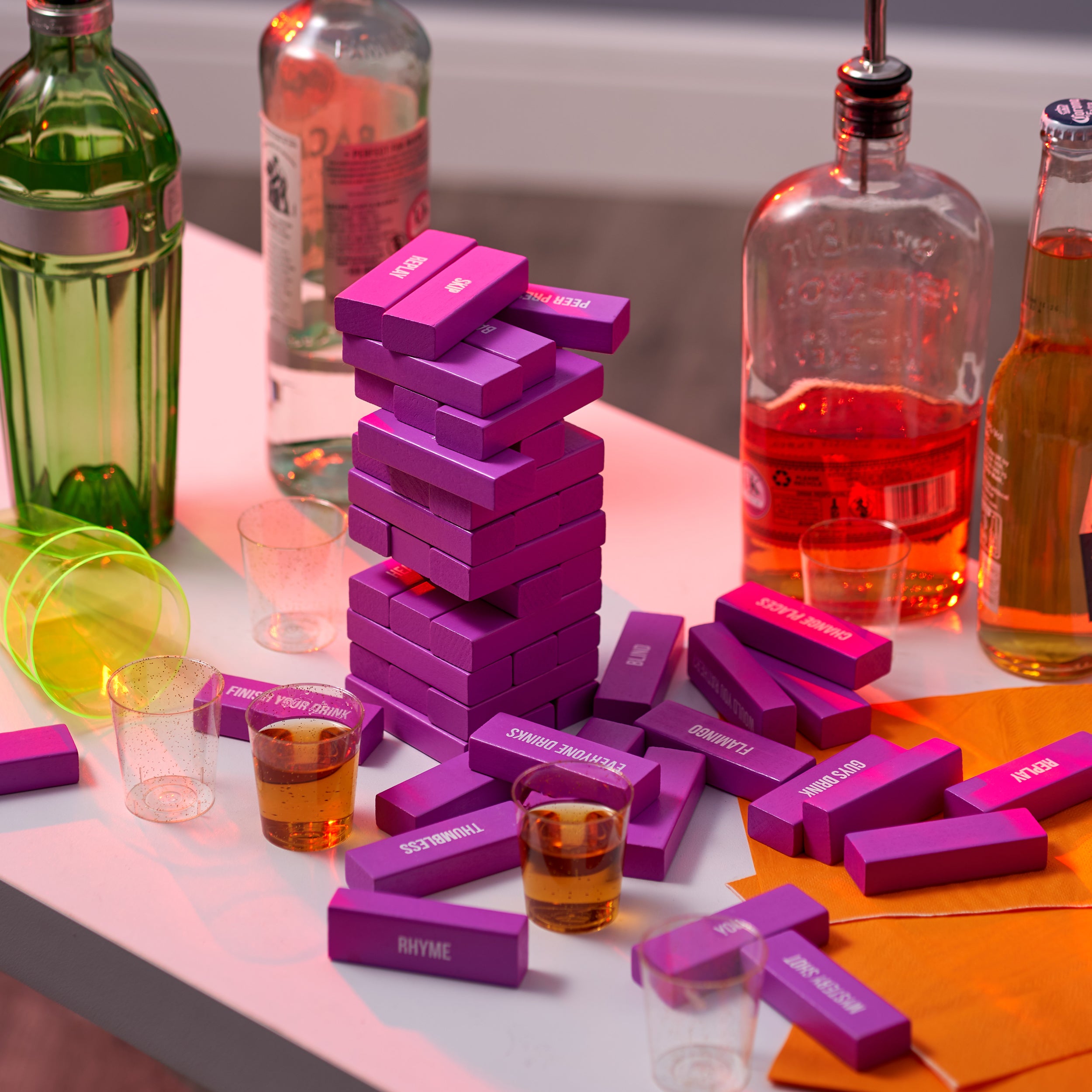 Tumbling Tower Drinking Game