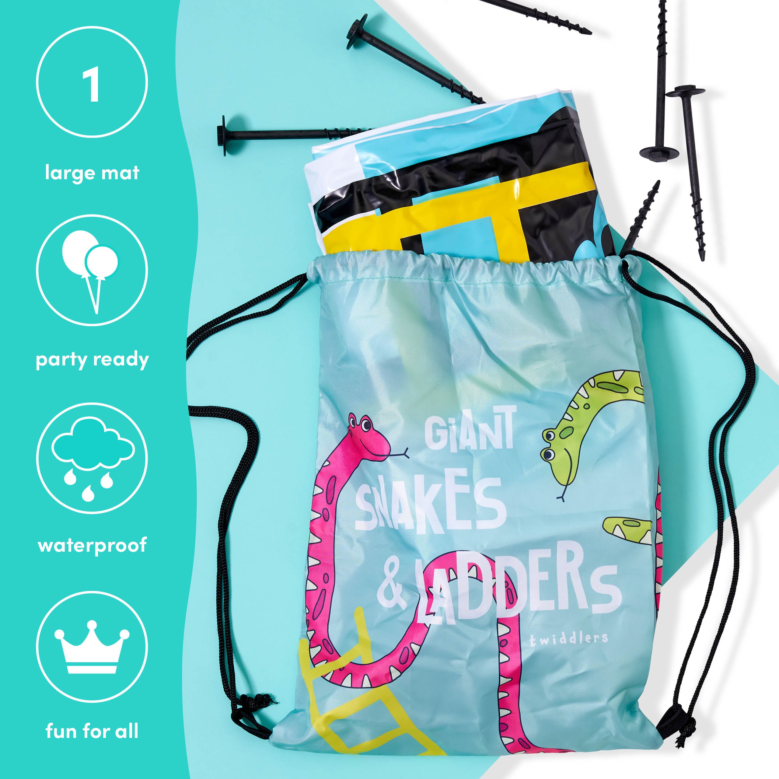 Giant Inflatable Snakes And Ladders