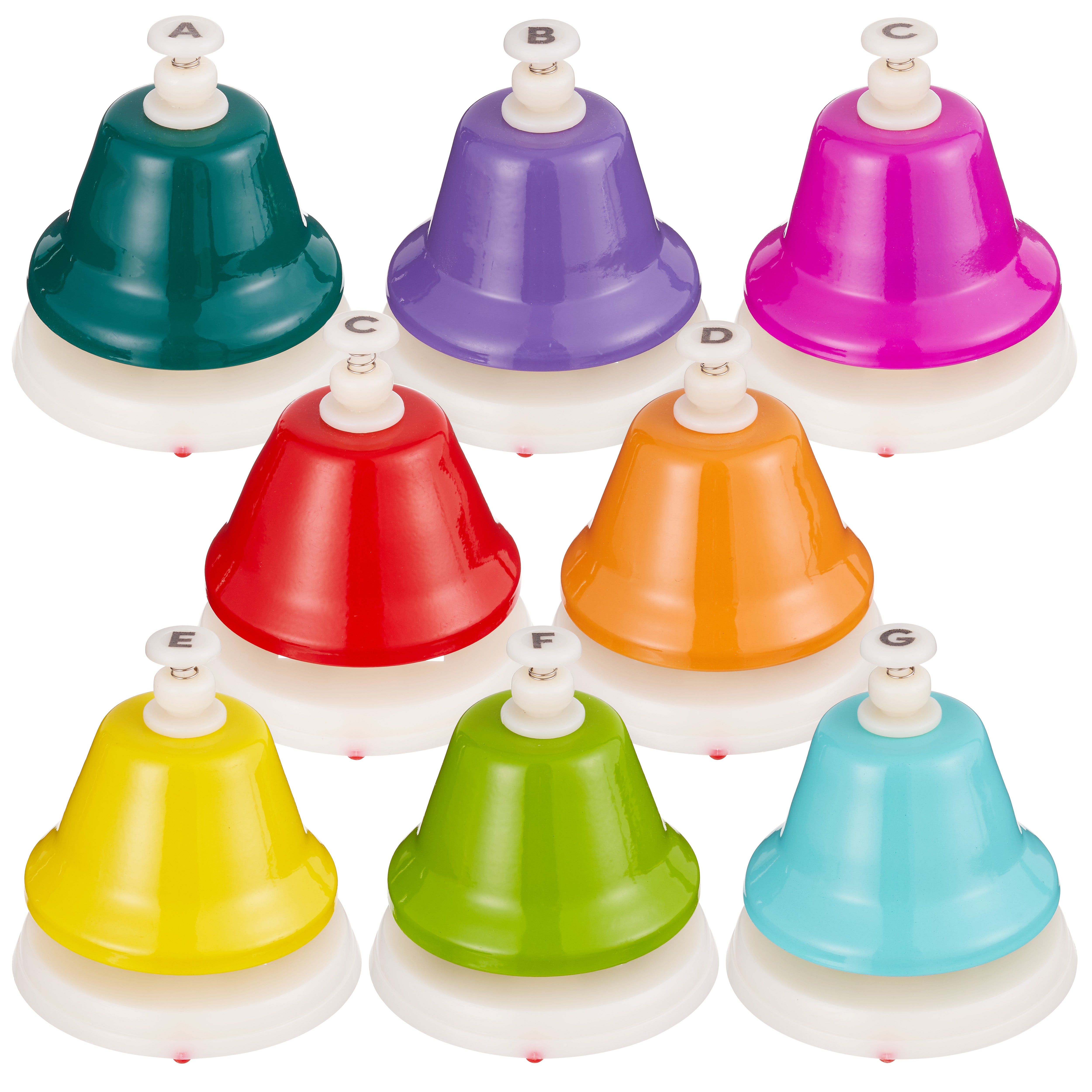 Fun Bell Rainbow Musical Bell Set - Learn Music with Fun & Colours