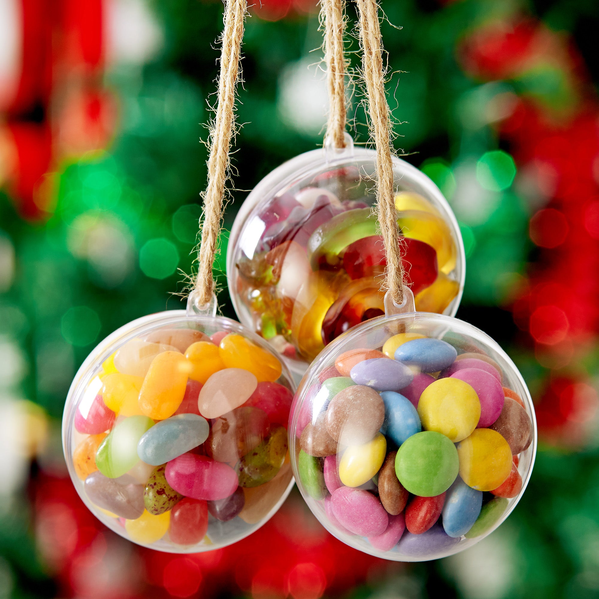 Fillable Bauble Clear Fillable Christmas Baubles (Small)