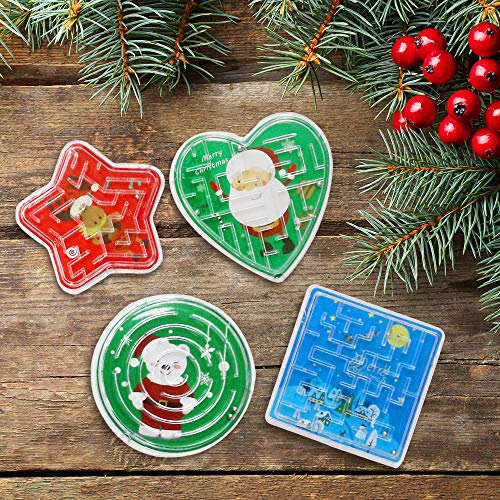 Mini Christmas Maze Puzzles