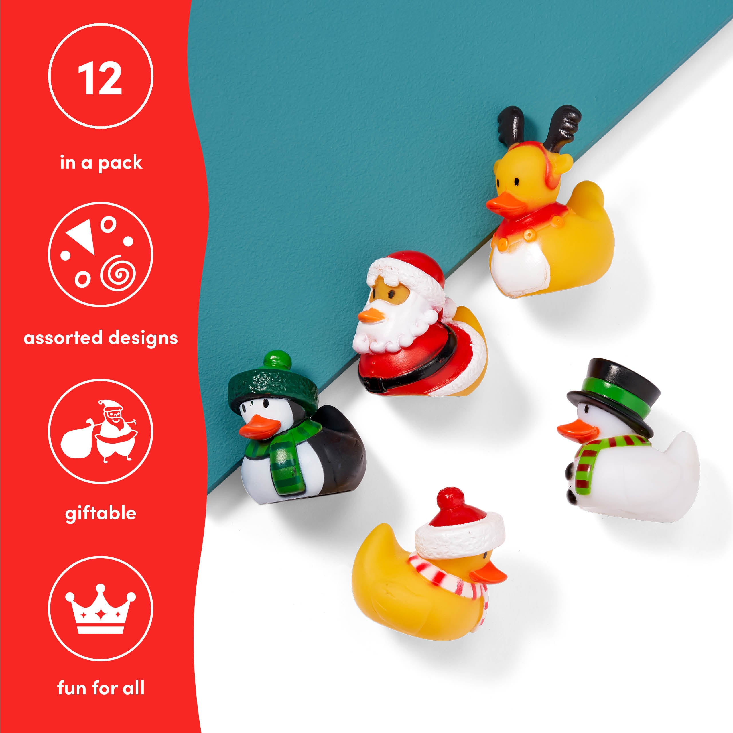 Festive Christmas Rubber Ducks