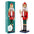 Large Traditional Wooden Christmas Nutcracker Decoration (50cm)