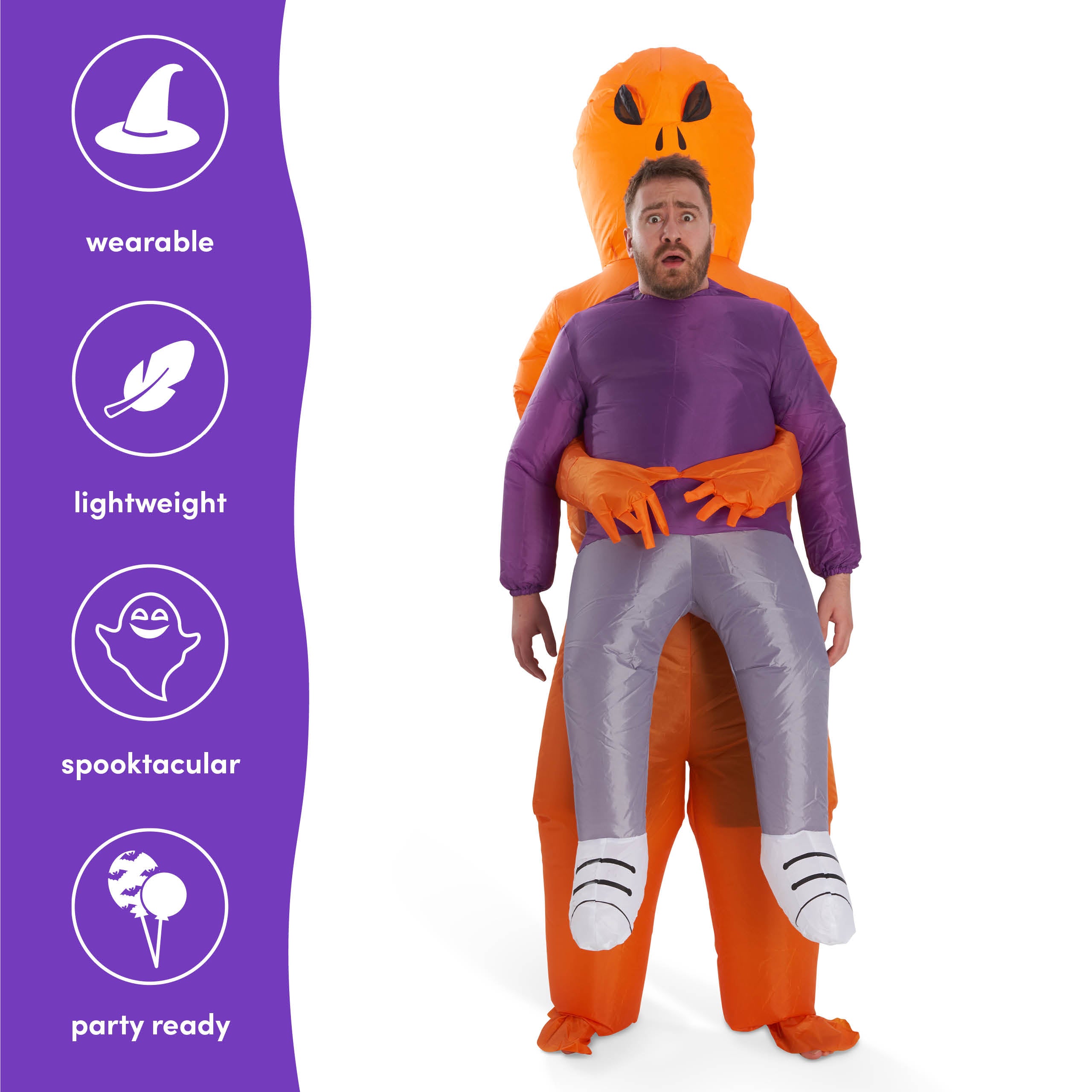 Carry Me Inflatable Alien Costume