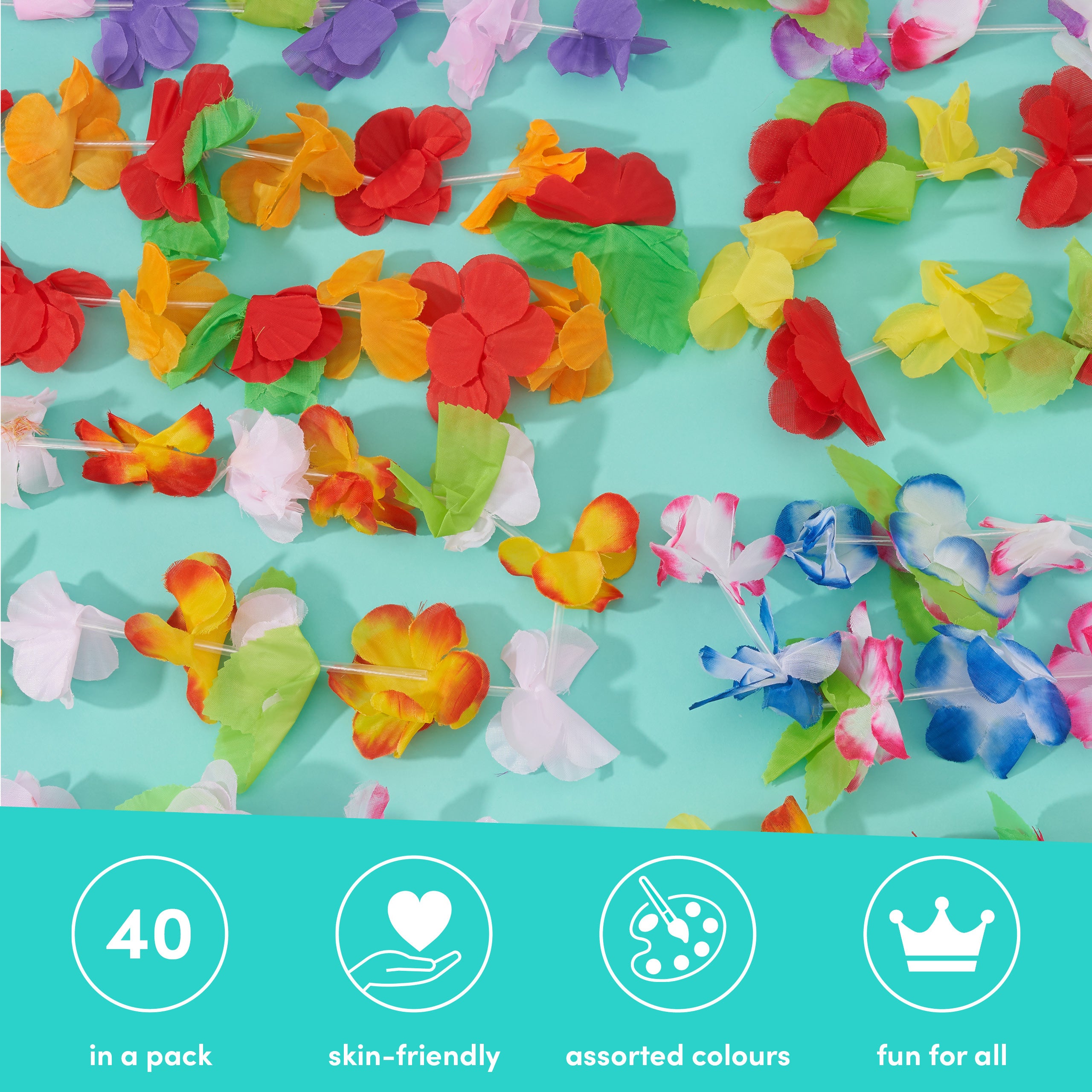 Hawaiian Lei Flower Garland Necklaces