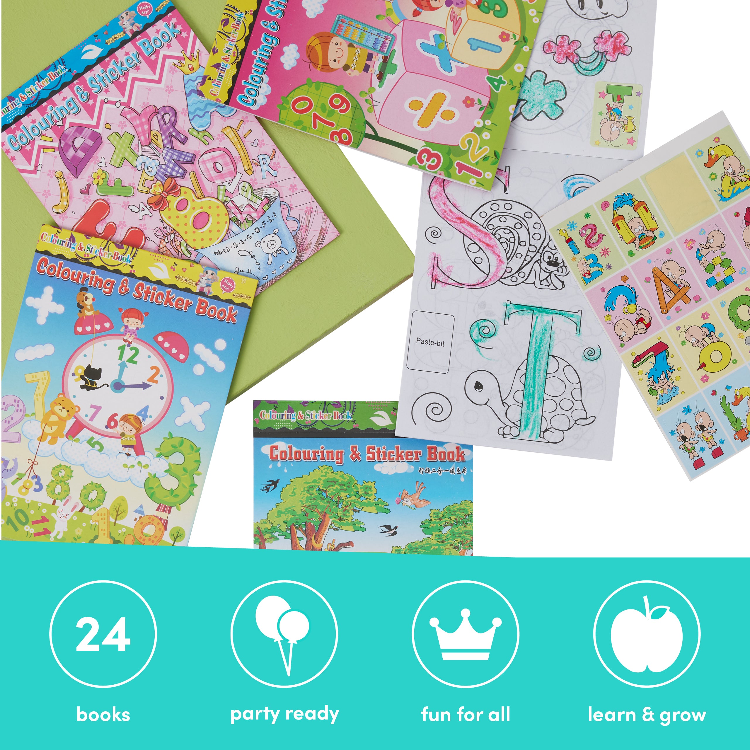 Mini Sticker Colouring Mini Colouring & Sticker Books