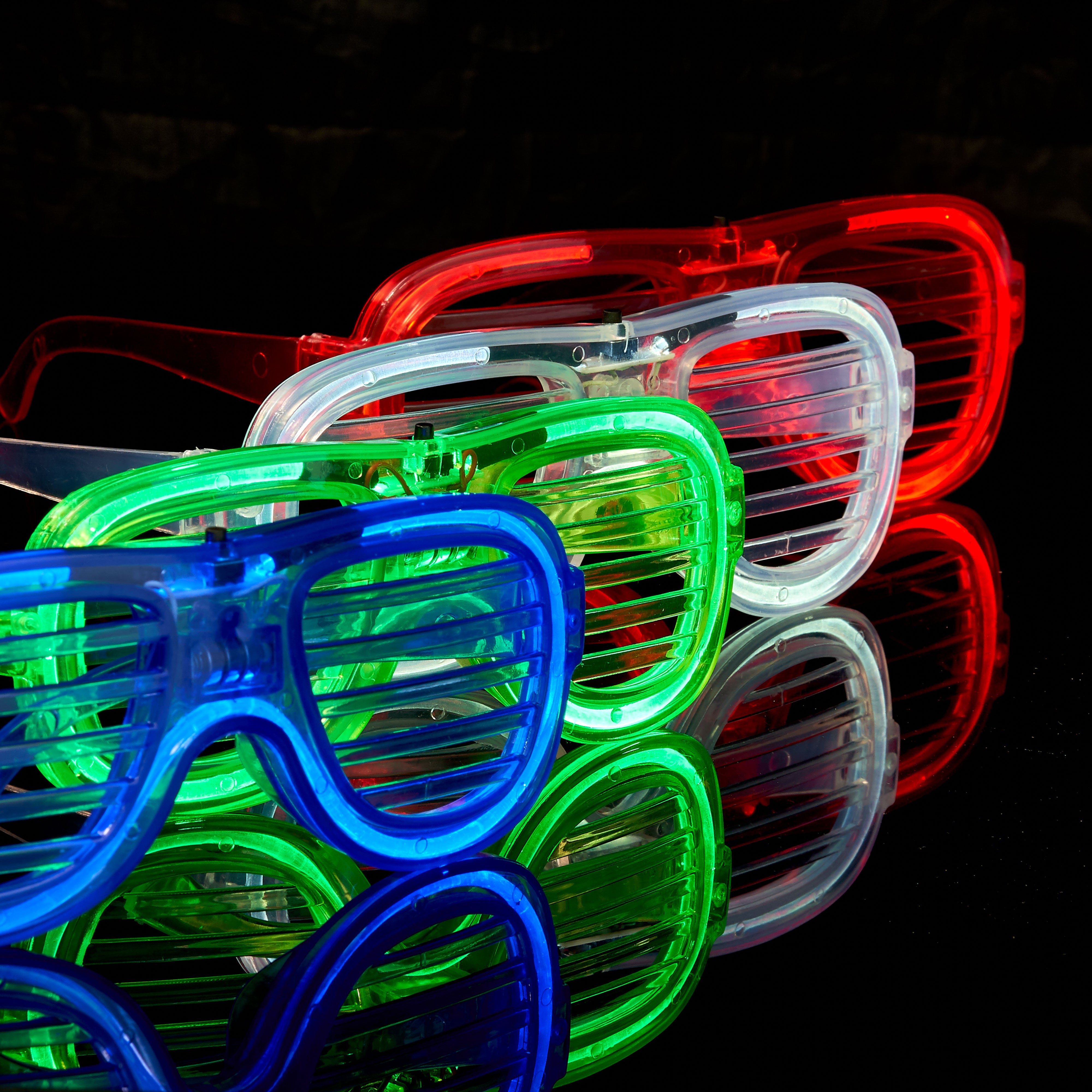 12 LED Light Up Glasses