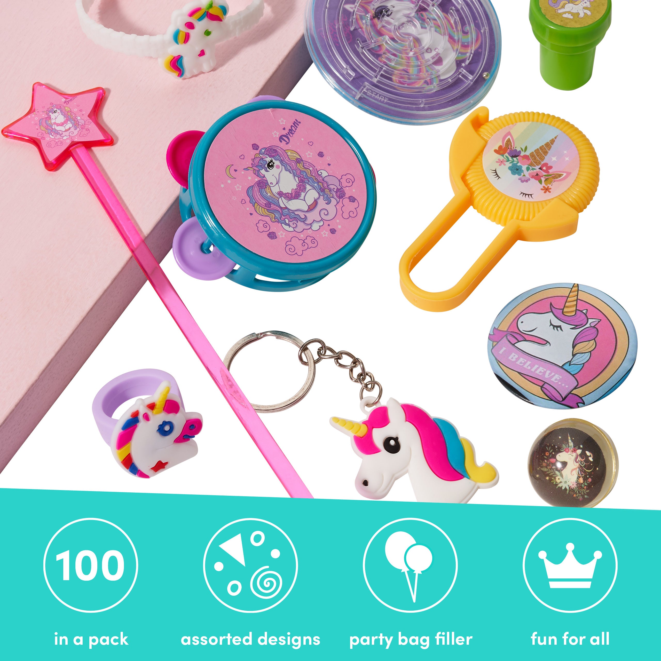 Unicorn Themed Party Bag Fillers
