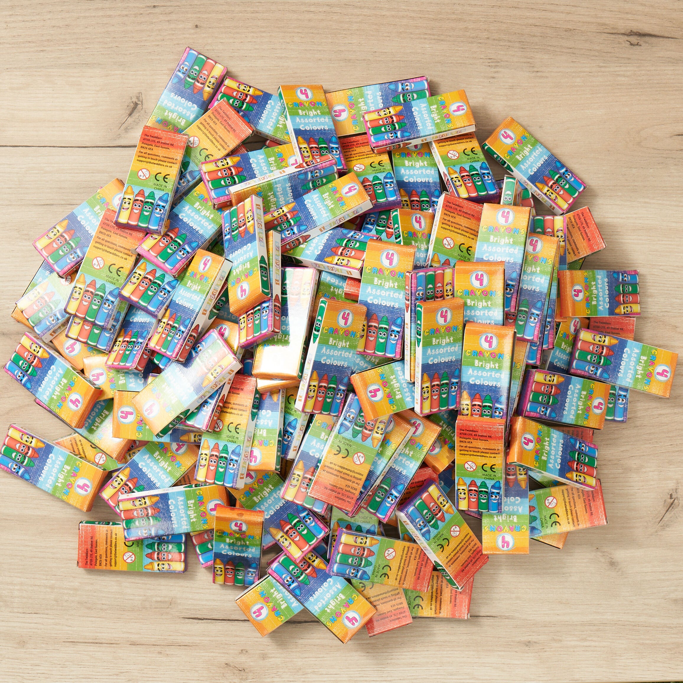 Bulk Crayons - 576 Crayons! Case Of 144 4-Packs, Premium Color
