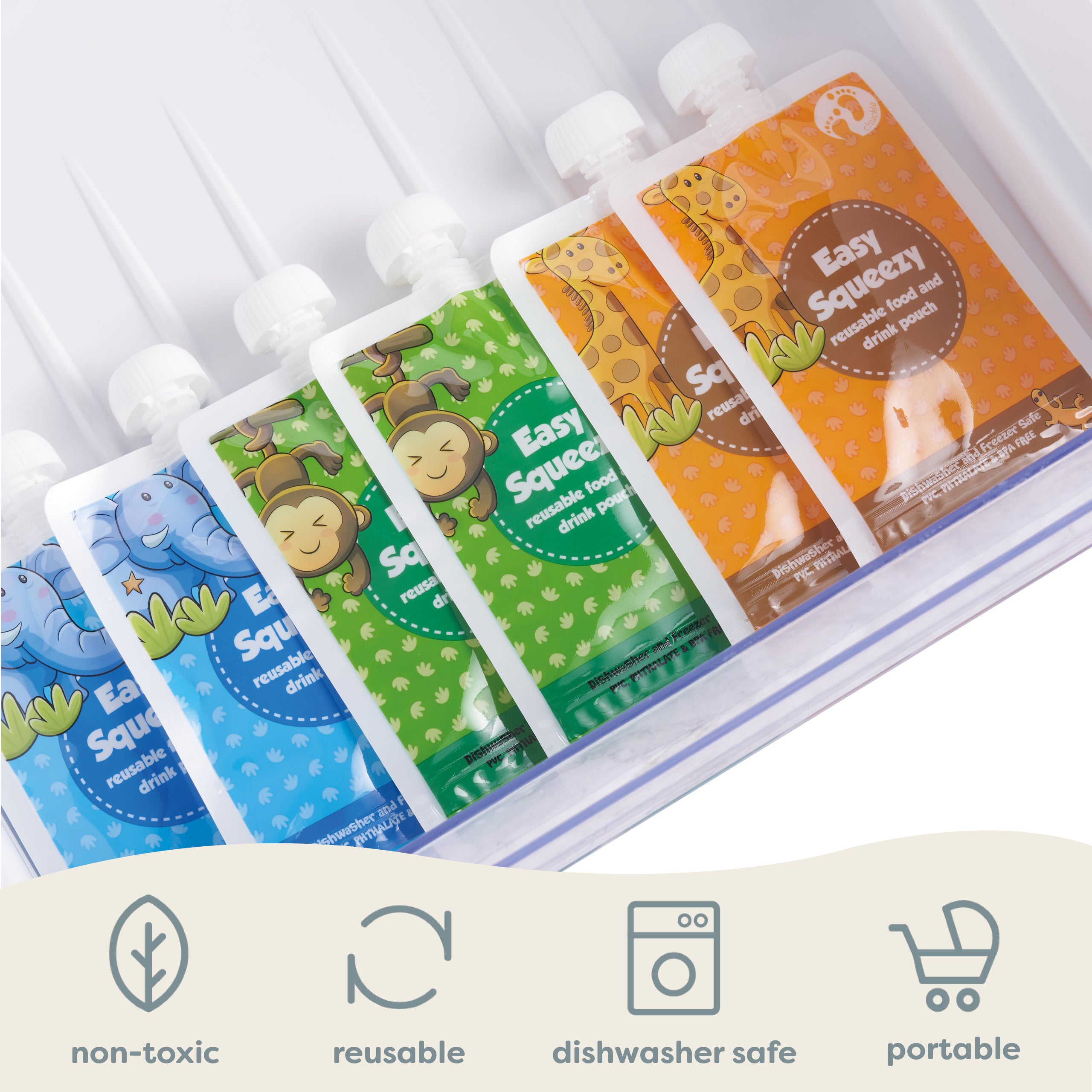 Reusable Baby Food Pouches