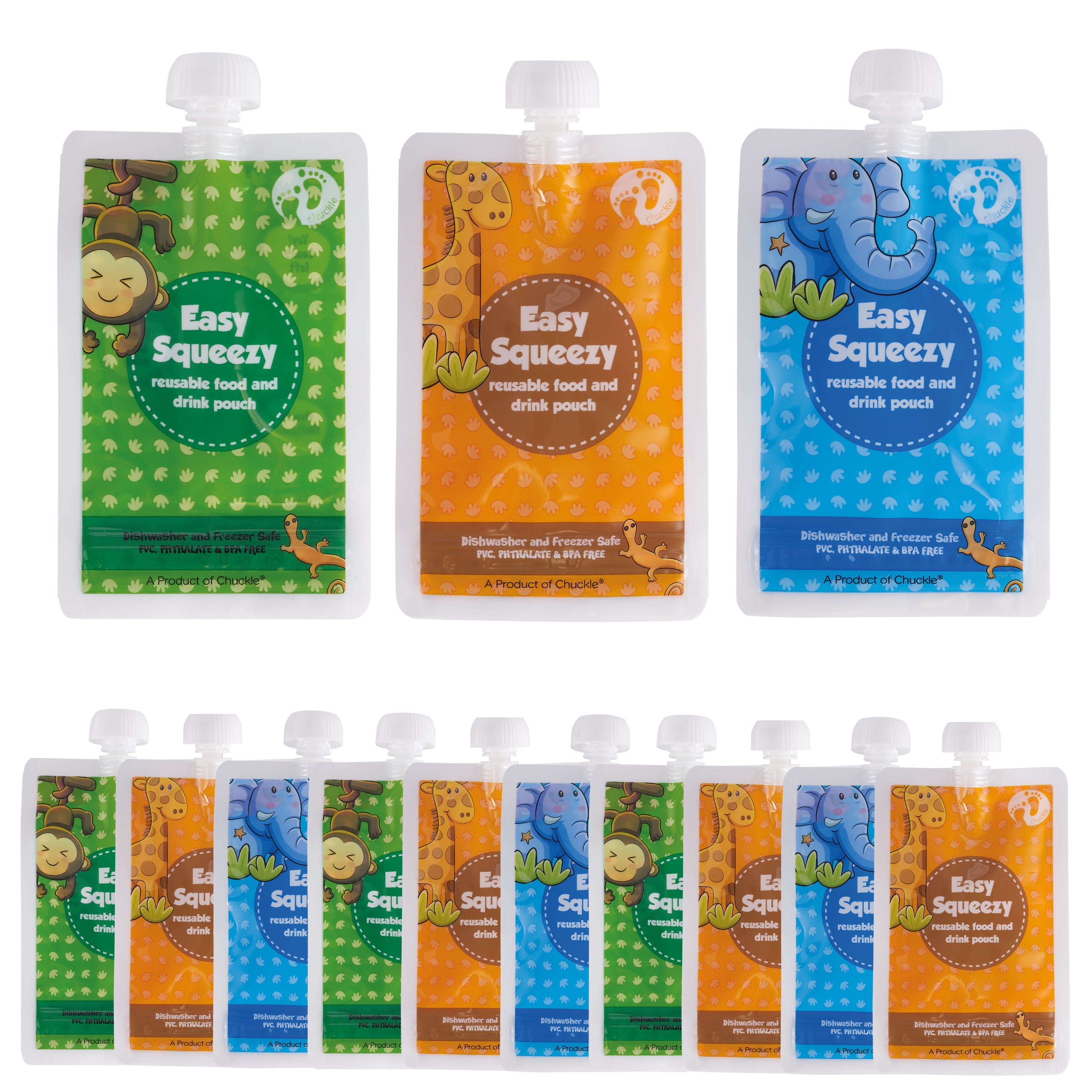 Reusable Baby Food Pouches - Main Image