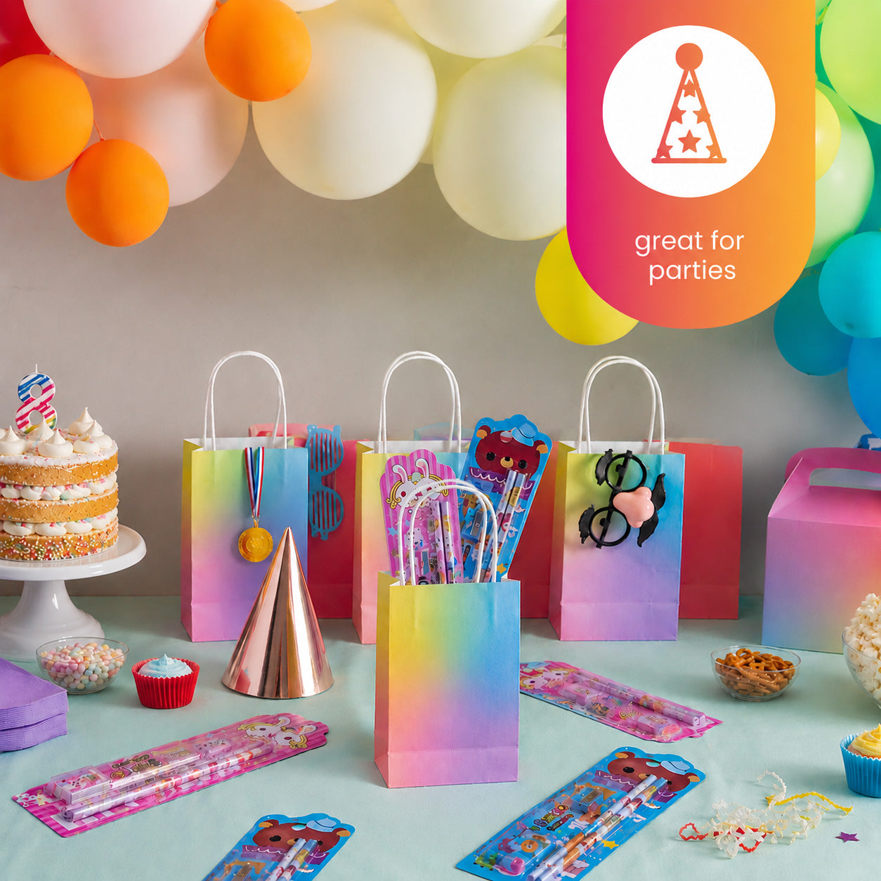 40 Stationery Sets (20 Pink & 20 Blue)