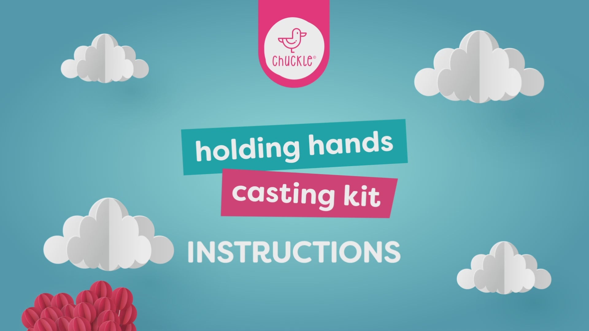 3D Holding Hand Casting Kit with Display Base & Paints