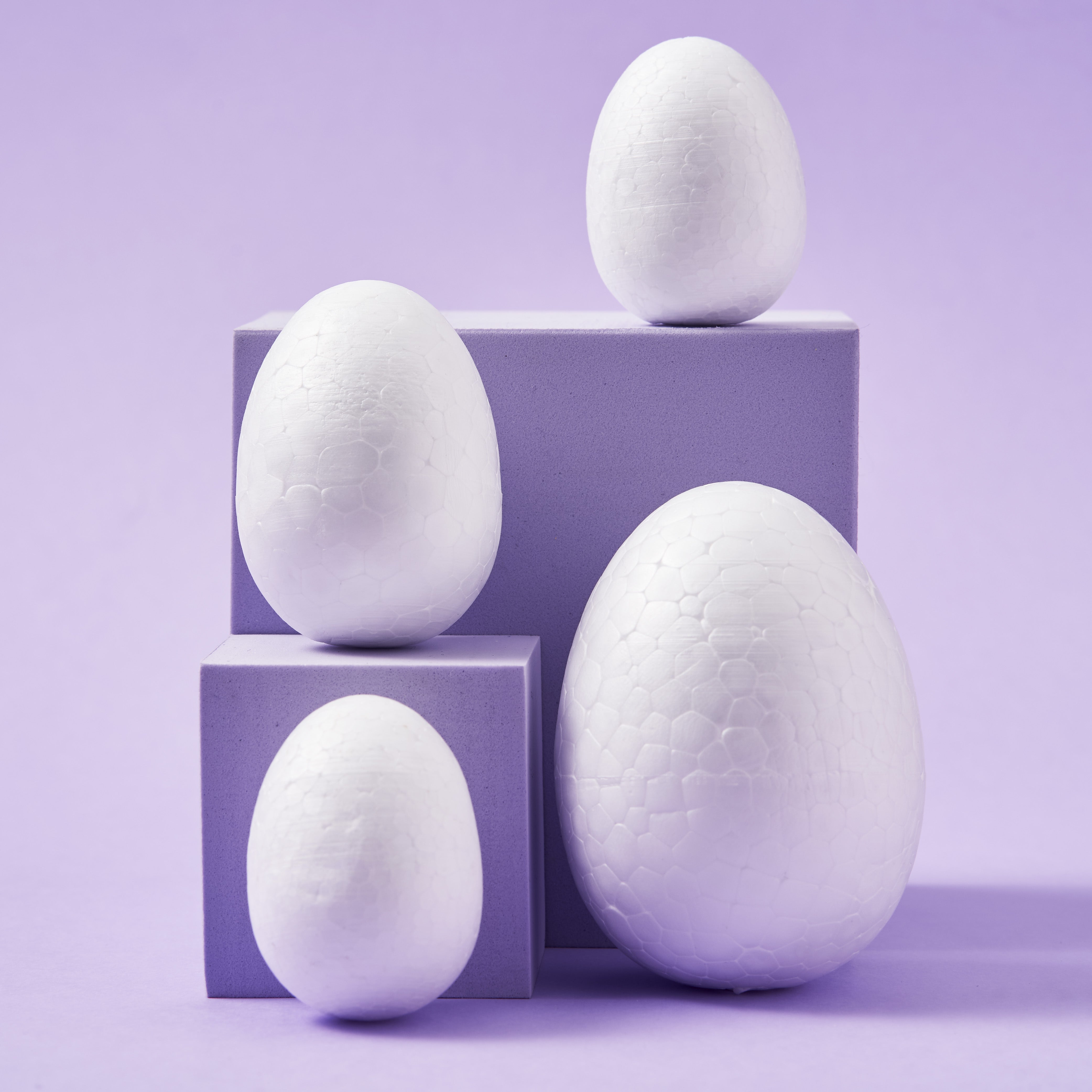 50 Polystyrene Easter Eggs