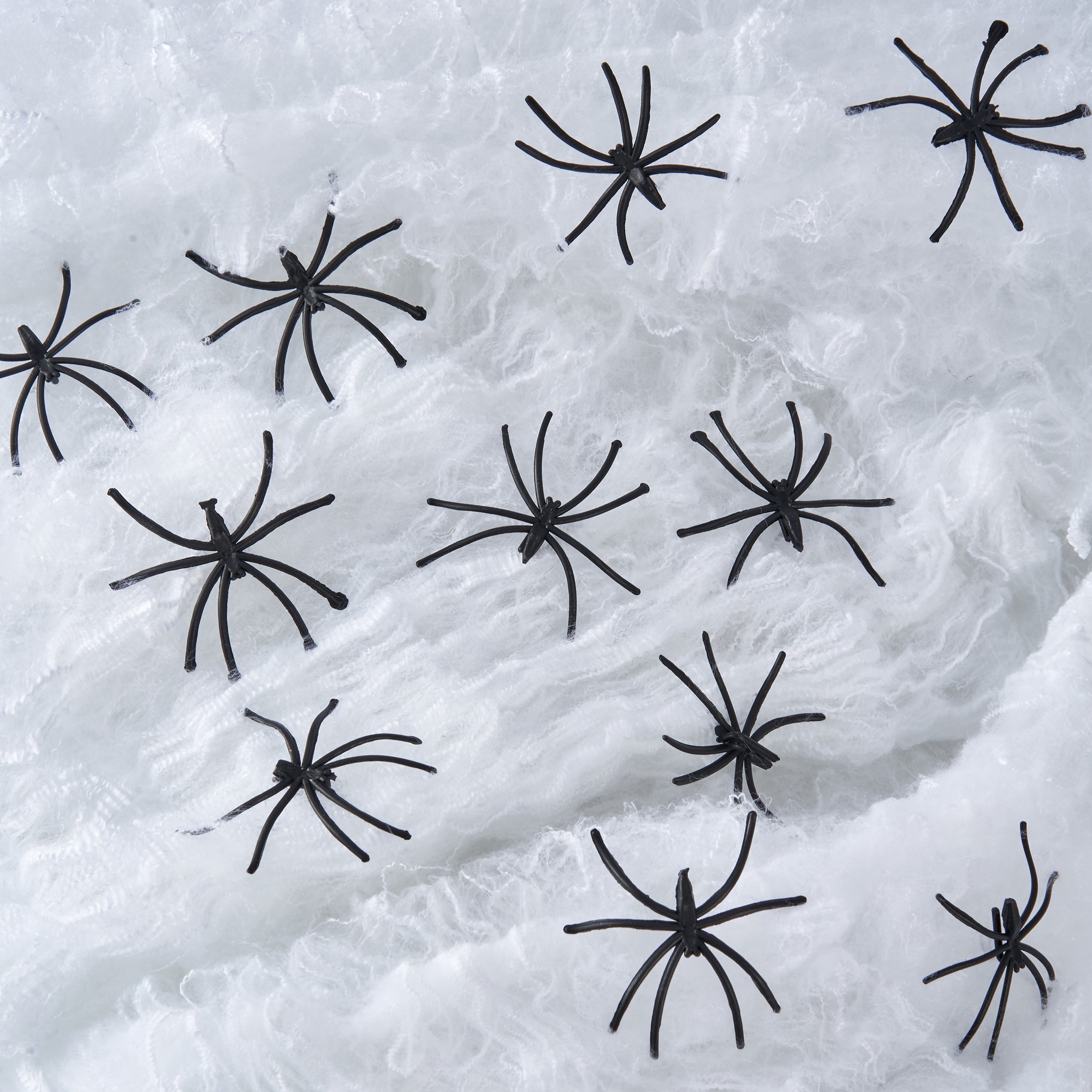 Extra Large Stretchable Cob Web & 40 Fake Spiders