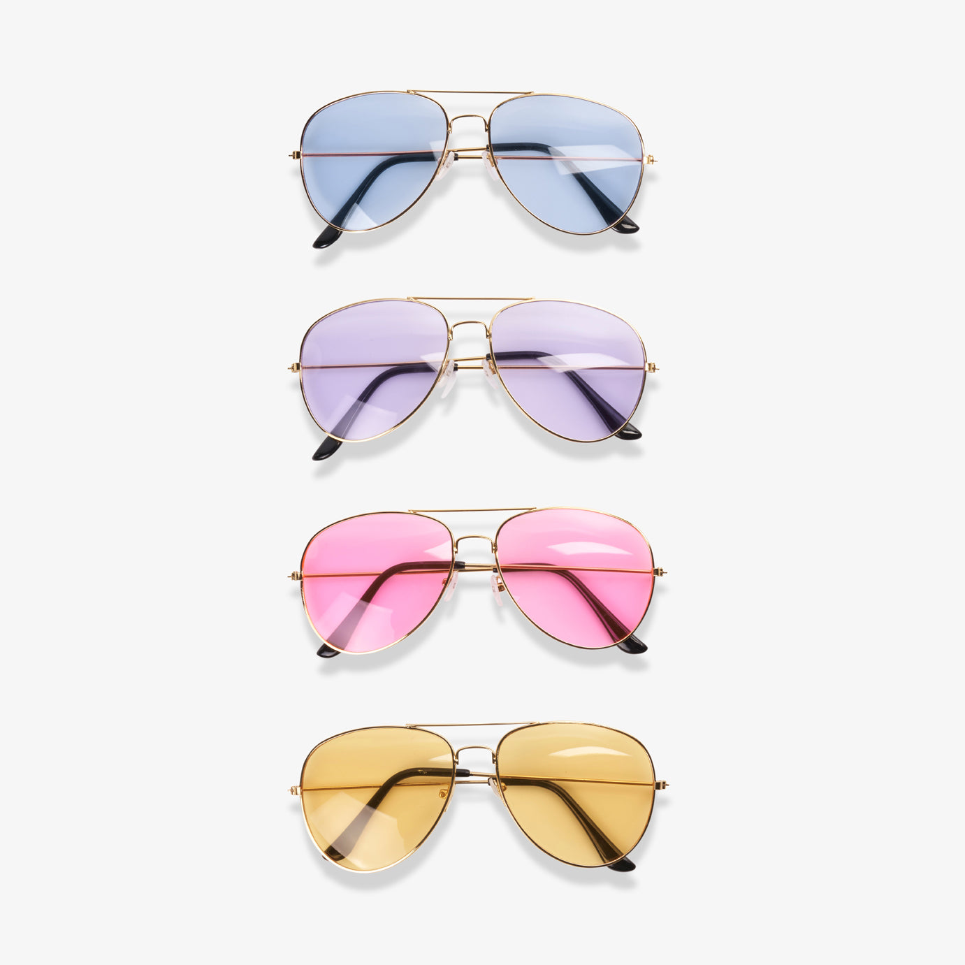 Classic Tinted Aviator Sunglasses
