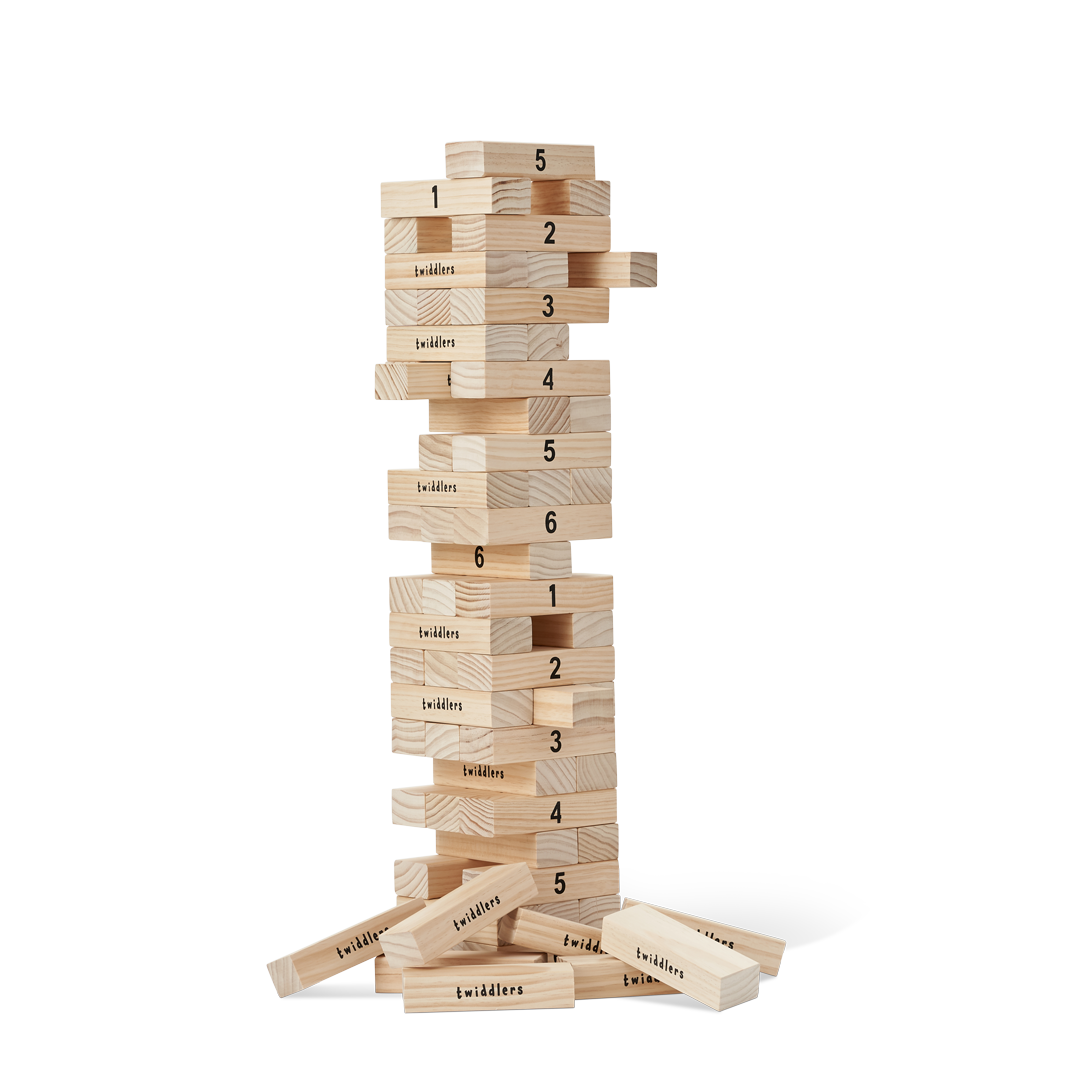 Giant Wooden Tumble Tower