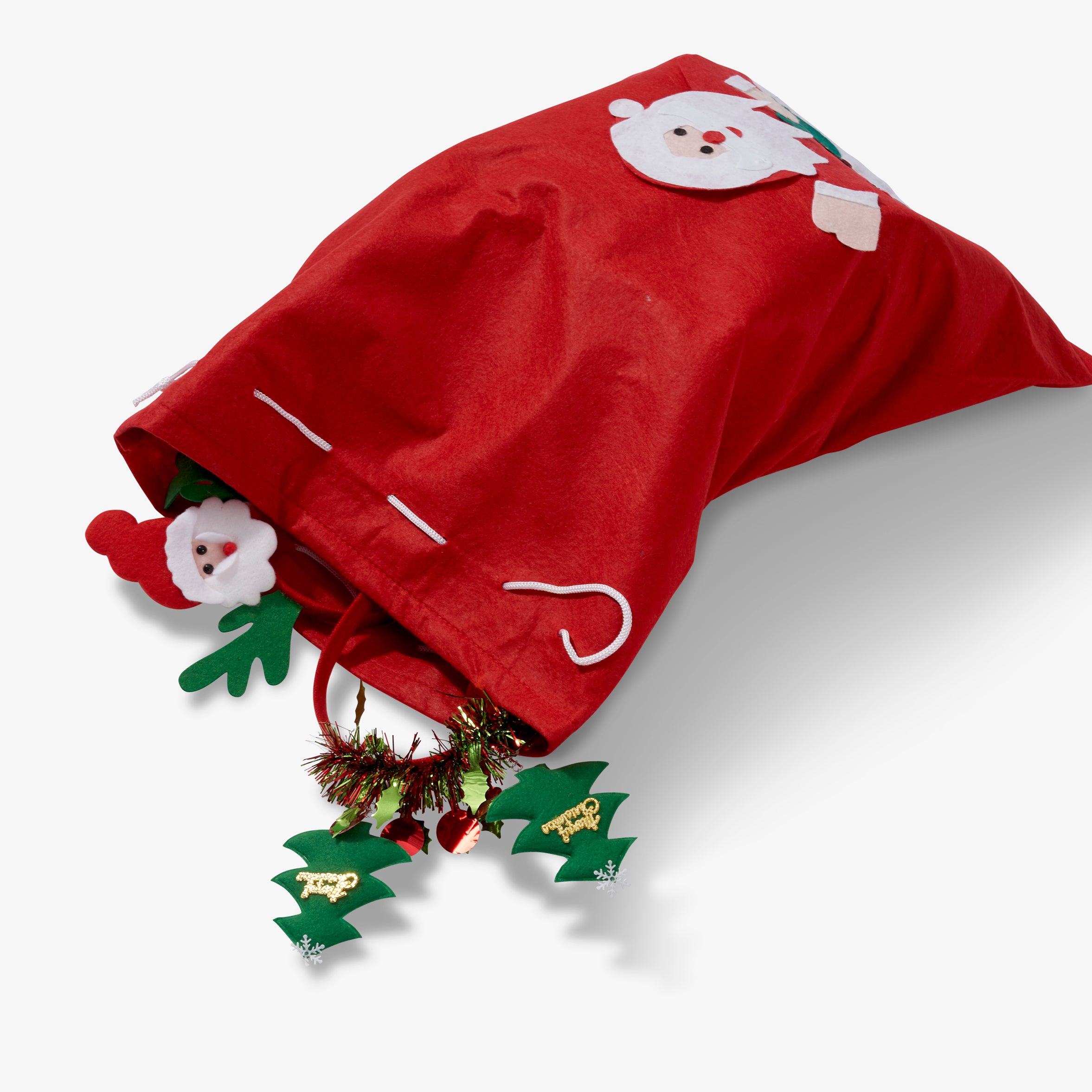 Large Christmas Drawstring Santa Gift Sacks