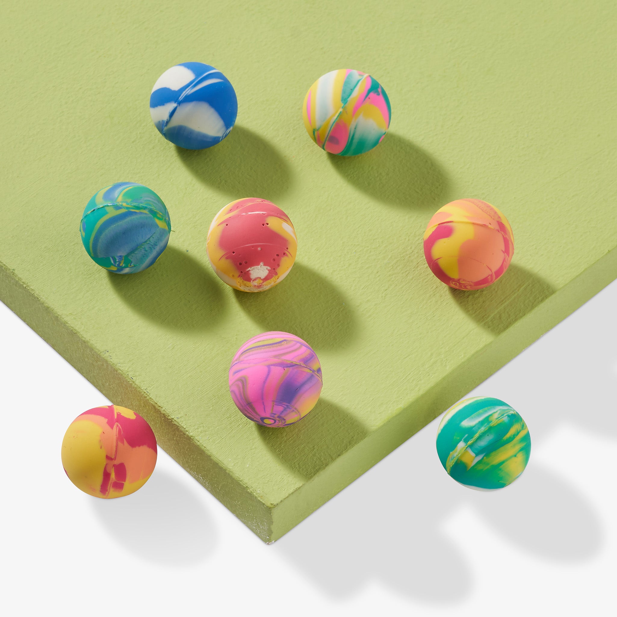 90 Marble Effect Bouncy Balls
