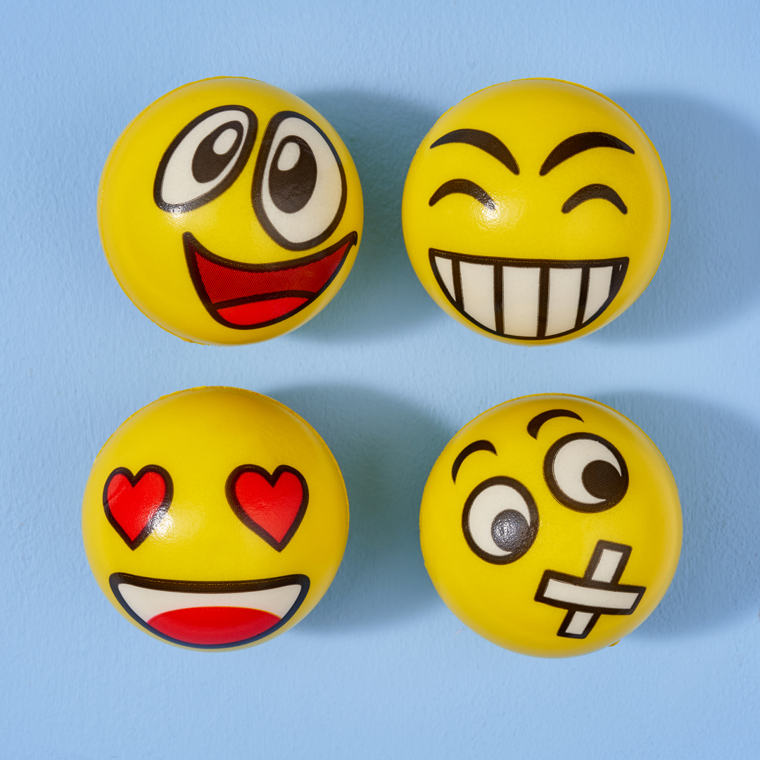 24 Emoji Stress Balls