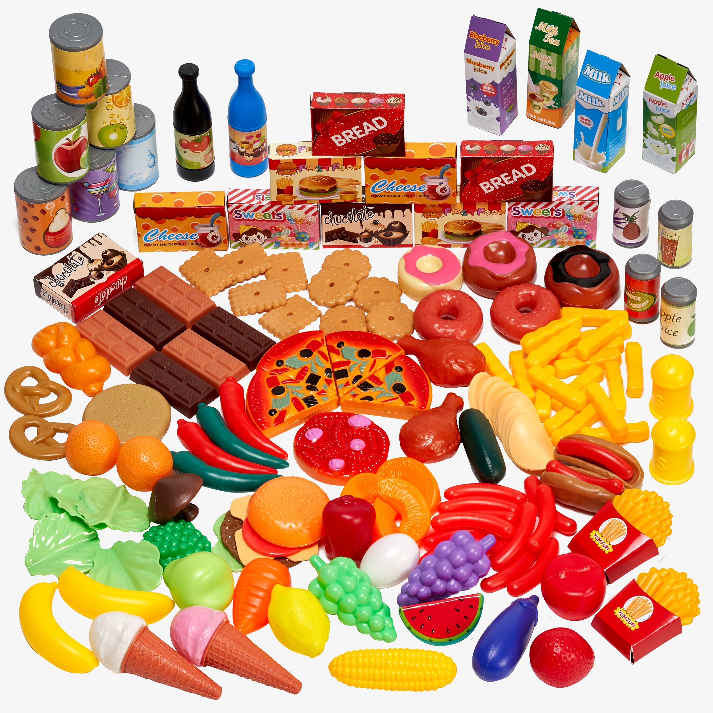 Pretend Play Kitchen Food Toys1