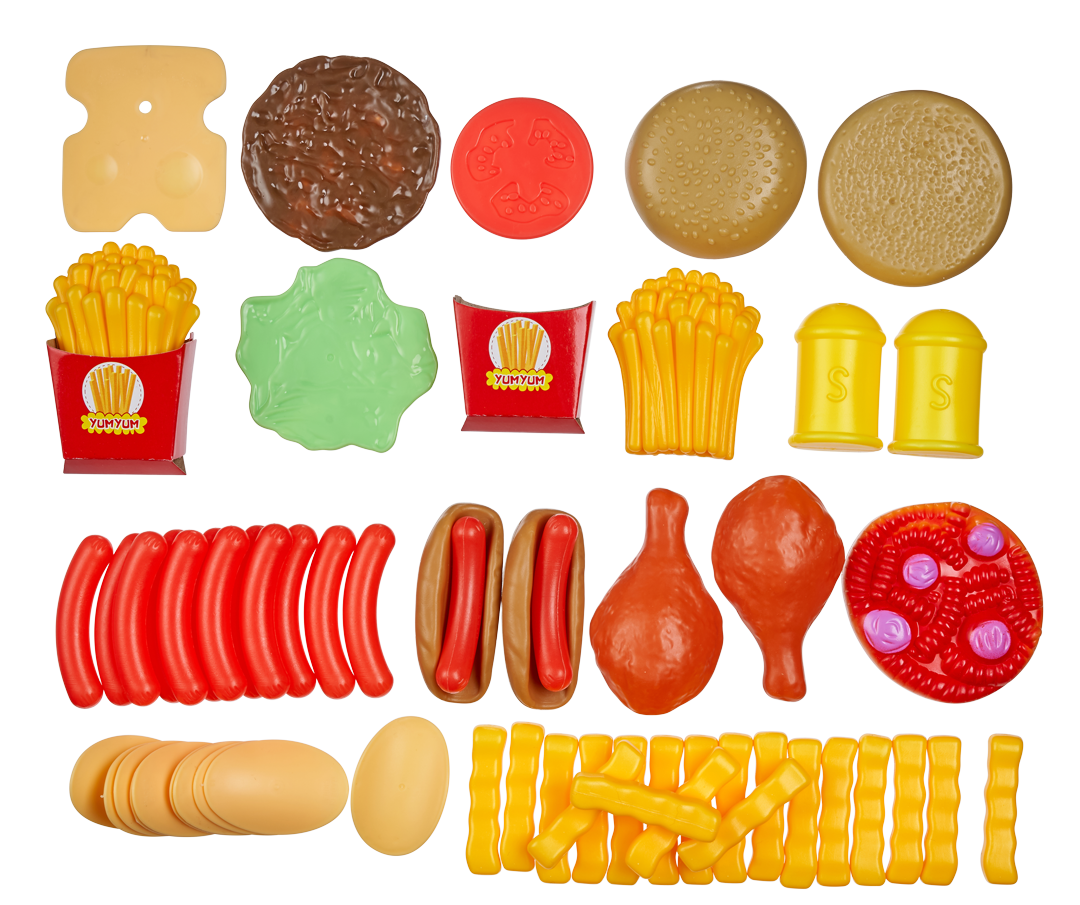 150 Fake Kitchen Food Toys