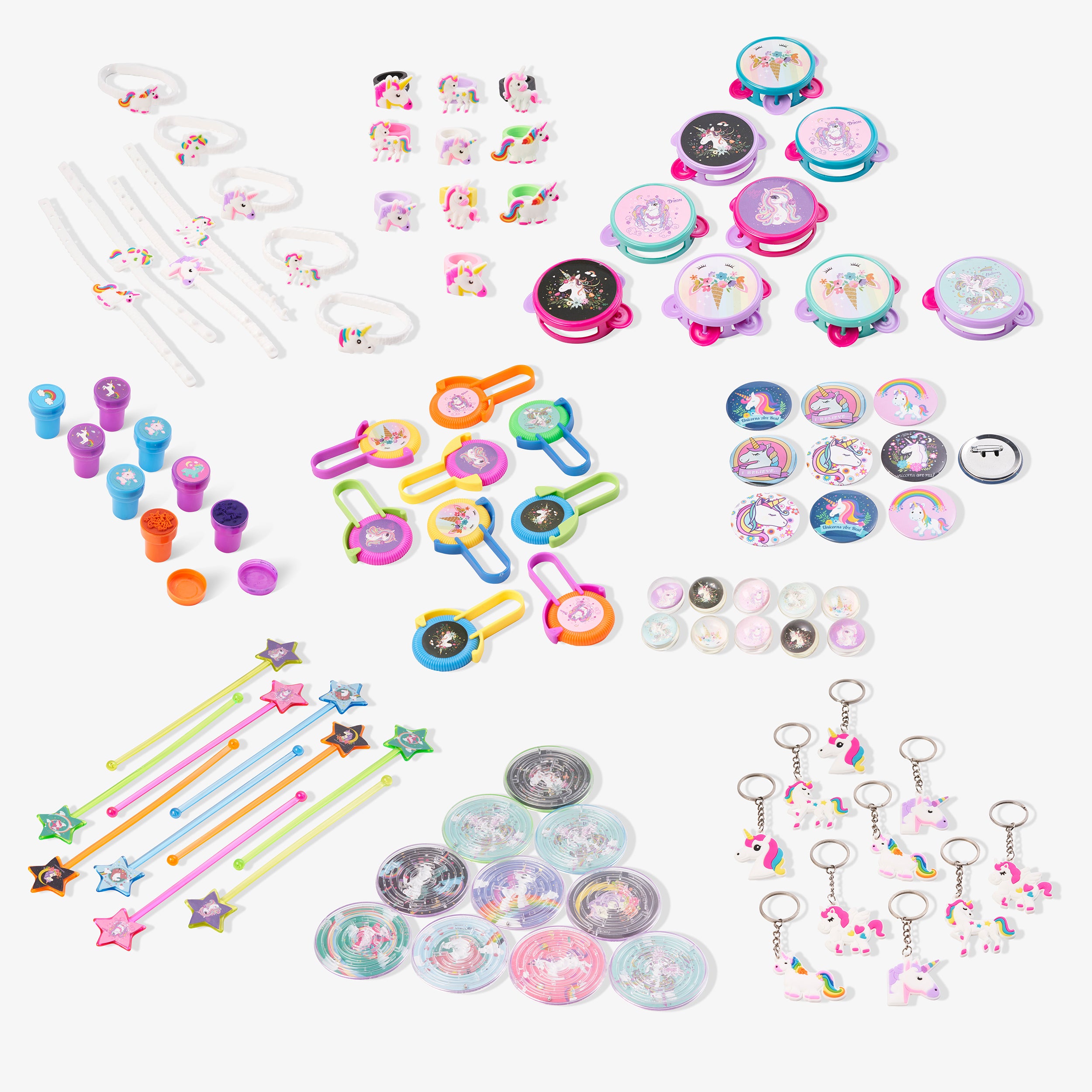 100 Unicorn Party Bag Fillers