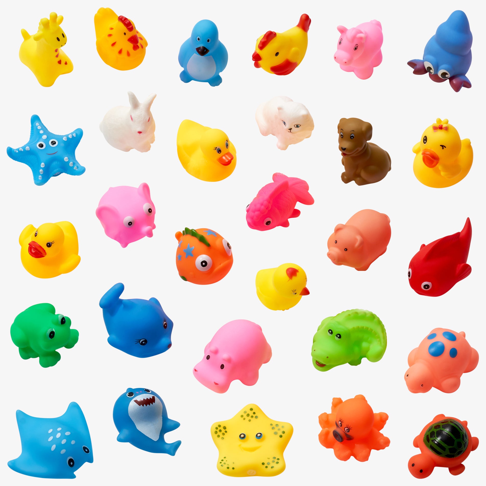 30 Floating Animal Bath Toys