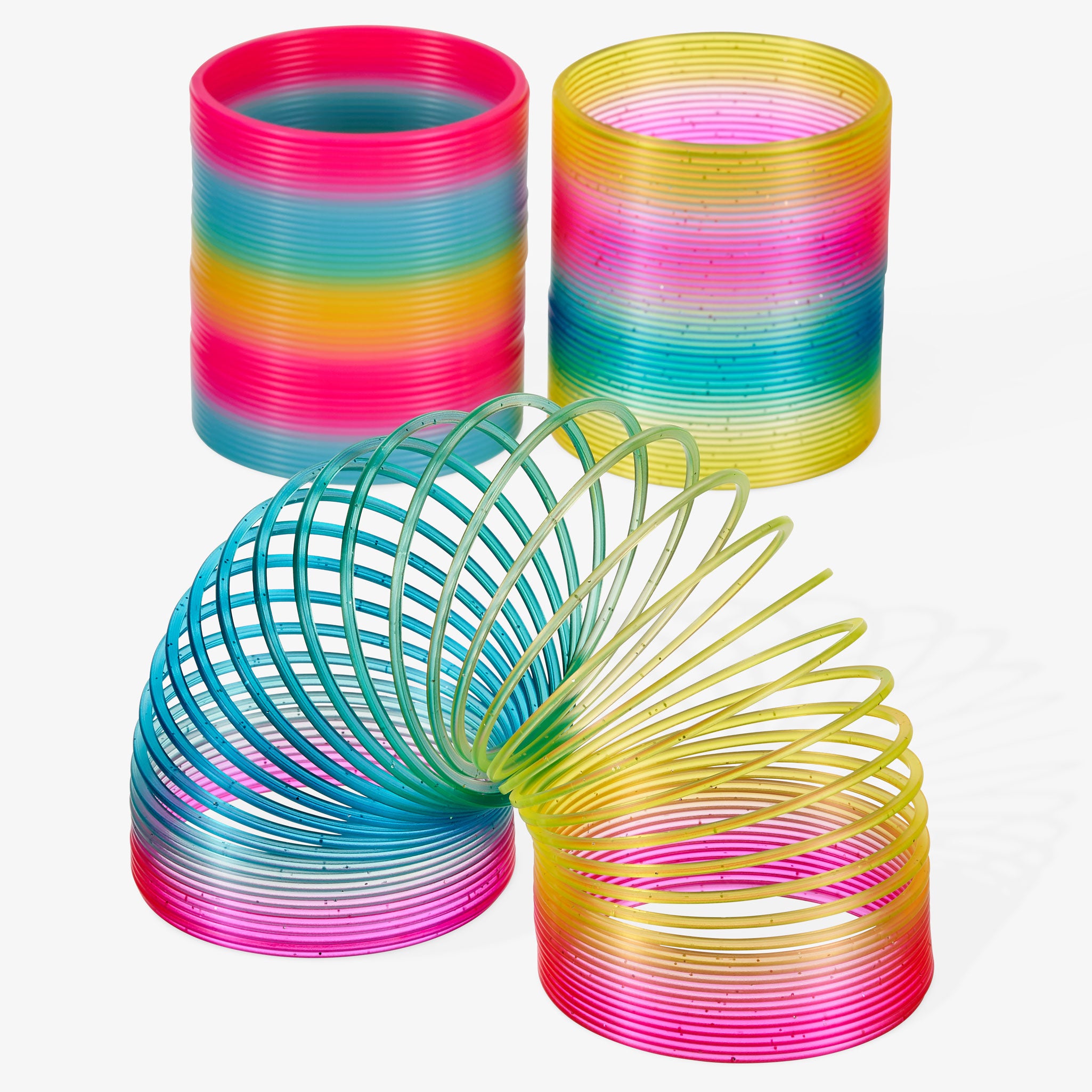 3 Large Rainbow Spring Toys
