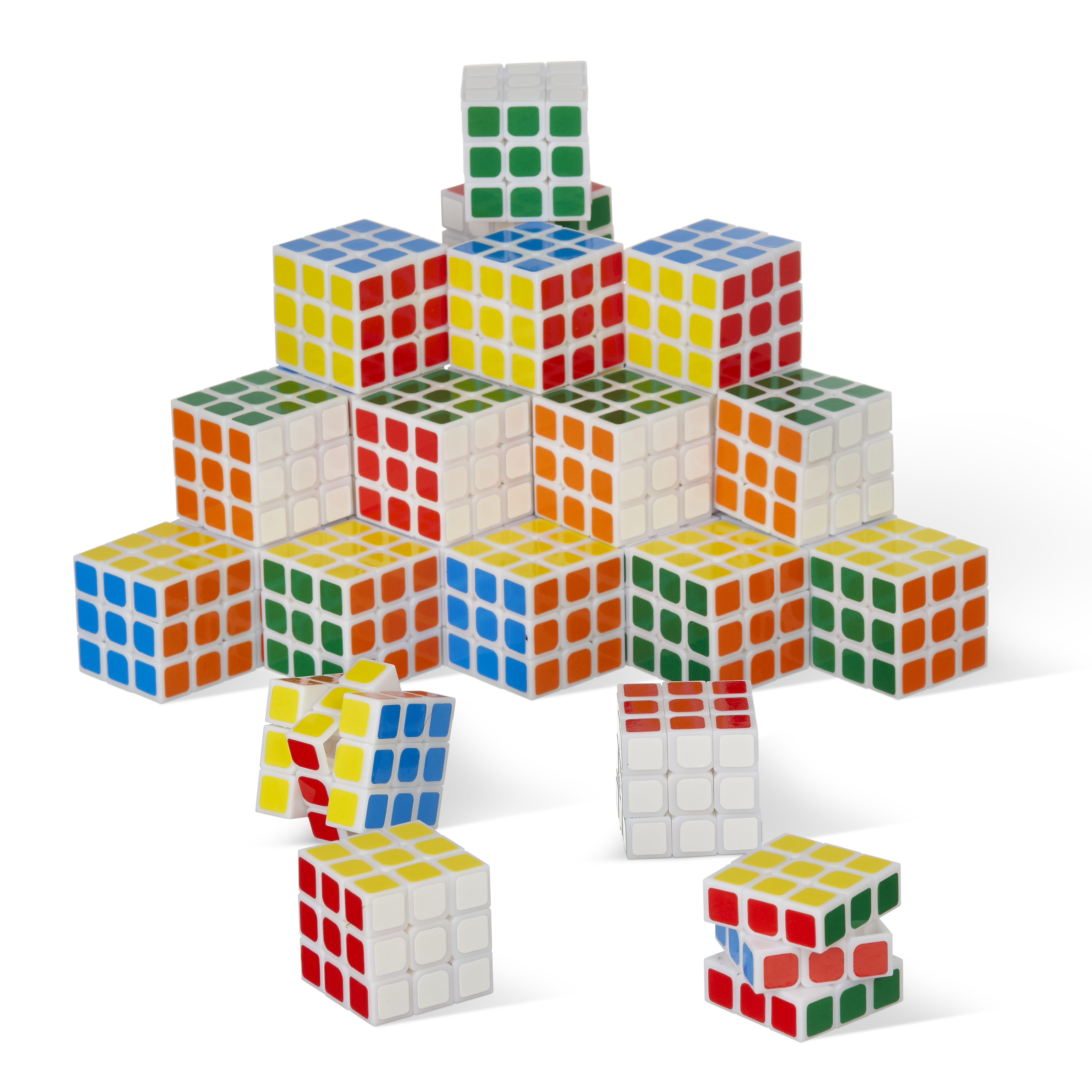 THE TWIDDLERS - 28 Mini Cube Brain Teaser Puzzle Box Set - Assorted Levels,  Ideal for Party Bag Fillers for Kids